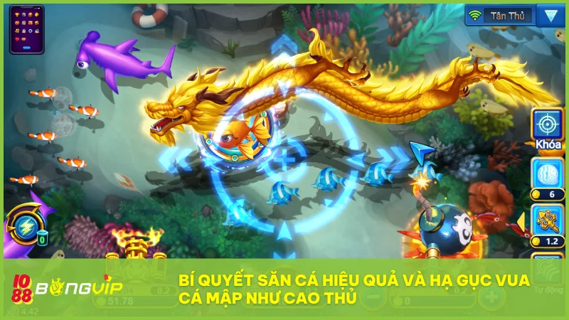 Vua Cá Mập: Chinh phục đại dương, săn boss bất diệt tại Bongvip 5 Những mẹo vàng giúp tối ưu hóa mỗi viên đạn và nâng cao khả năng hạ Boss để giành thưởng lớn.