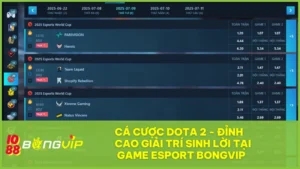 Cá cược DOTA 2 - Tựa game đỉnh cao trong làng Esport tại BONGVIP