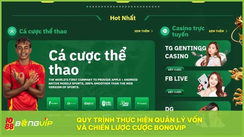 Quản lý vốn và chiến lược cược - Kinh nghiệm vàng BONGVIP 6 Các bước cược giúp tối đa hóa lợi nhuận tại BONGVIP