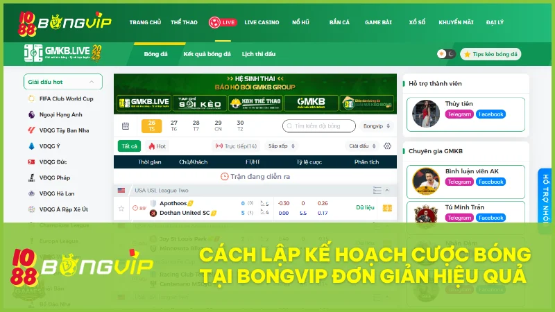 Bí quyết lập kế hoạch cược bóng tại BongVip chuẩn theo tuần tháng 3 Bí quyết lập kế hoạch cược bóng tại BongVip chuẩn theo tuần tháng