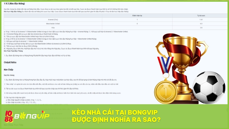 Kèo nhà cái BONGVIP và các lựa chọn cá cược thịnh hành 2025 4 Kèo BONGVIP được cân bằng tỷ lệ, cập nhật liên tục