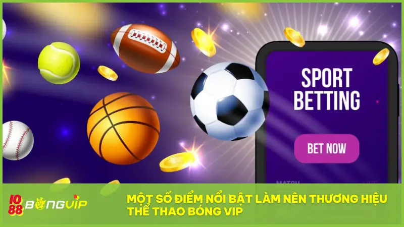 Sảnh Thể Thao Bóng Vip - Cược là có kèo, vào là có lộc! 2 Một số điểm nổi bật làm nên thương hiệu thể thao Bóng Vip