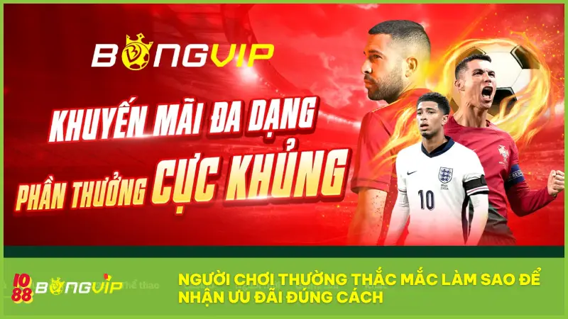 Giải đáp câu hỏi thường gặp tại BONGVIP nhanh, rõ ràng 2 Người chơi thường thắc mắc làm sao để nhận ưu đãi đúng cách