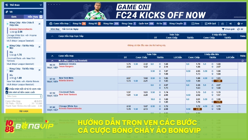 Cá cược bóng chày ảo BONGVIP - Hướng dẫn tham gia từ A-Z 5 Quy trình đơn giản, an toàn và dễ dàng đặt cược bóng chày ảo BONGVIP