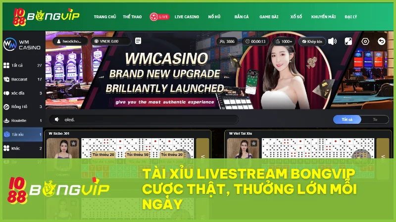Tài Xỉu Livestream BongVip: Trải nghiệm xúc xắc hiện đại & minh bạch từng giây 2 Tài Xỉu Livestream BongVip: Trải nghiệm xúc xắc hiện đại & minh bạch từng giây