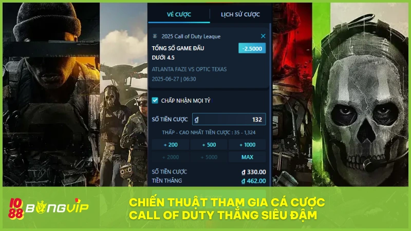 Cá cược Call Of Duty tại BONGVIP - Tựa game đình đám trong làng Esport 5 Thắng cược Call of Duty không khó với các chiến thuật siêu hay